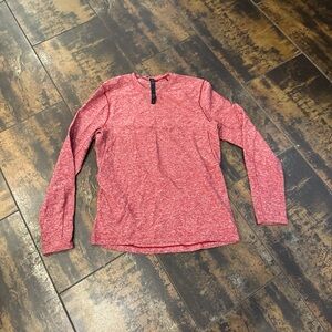 Lululemon  Red Long Sleeve Shirt